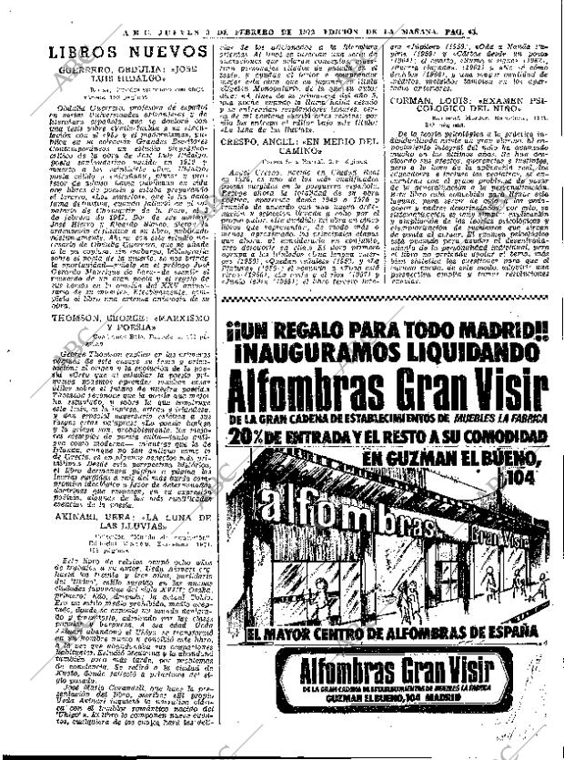 ABC MADRID 03-02-1972 página 45