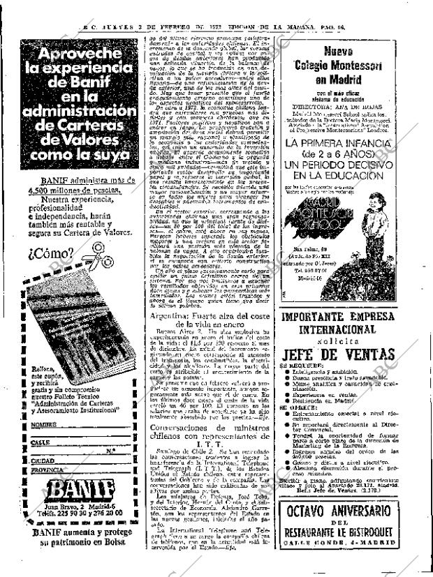 ABC MADRID 03-02-1972 página 56