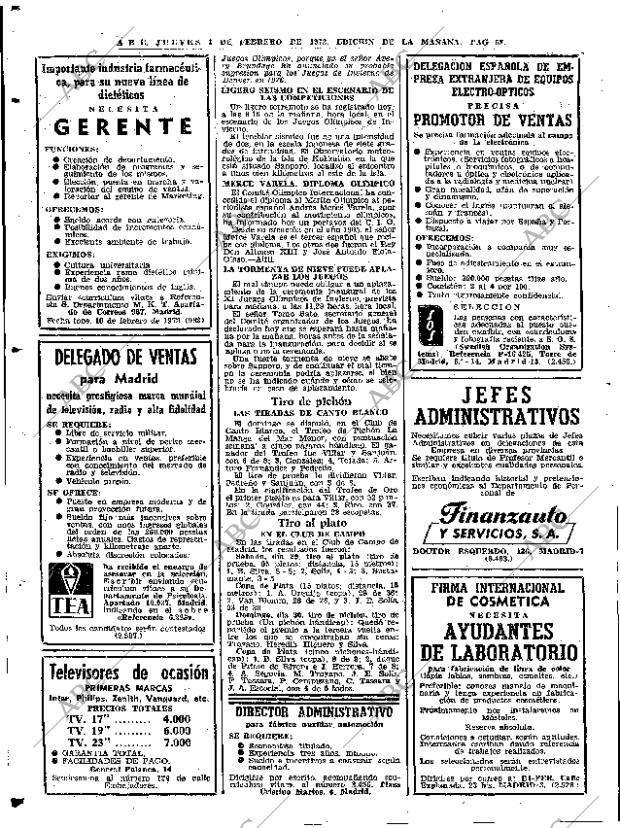 ABC MADRID 03-02-1972 página 68