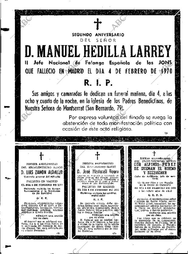 ABC MADRID 03-02-1972 página 96