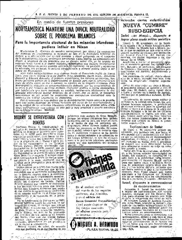 ABC SEVILLA 03-02-1972 página 17