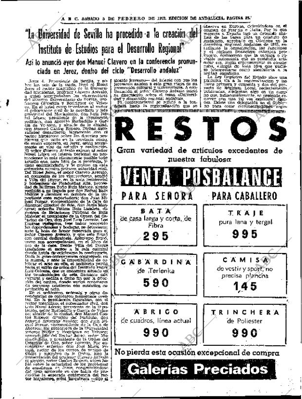 ABC SEVILLA 05-02-1972 página 25