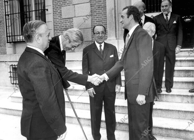 Audiencia en el palacio de la Zarzuela