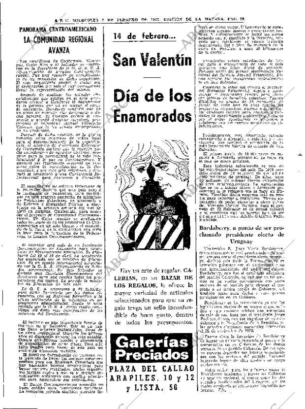 ABC MADRID 09-02-1972 página 20