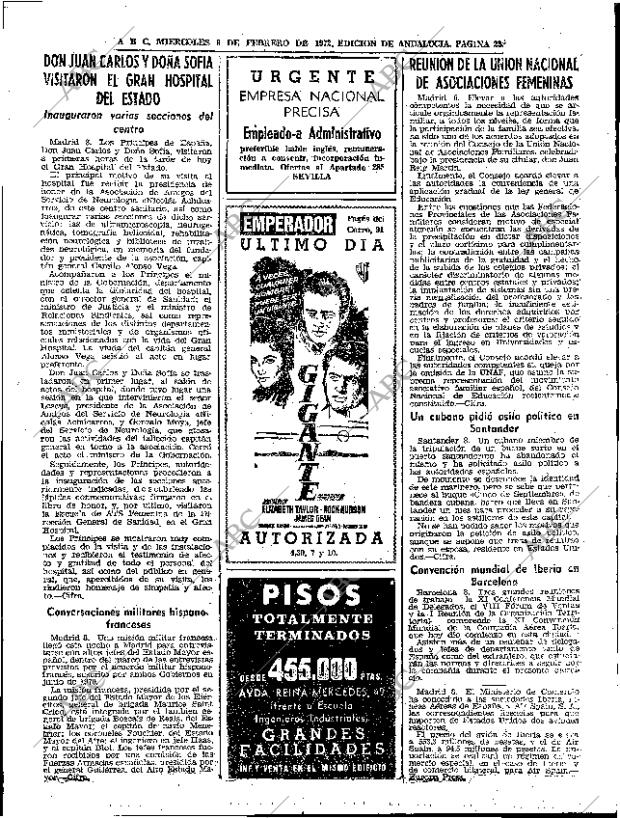 ABC SEVILLA 09-02-1972 página 23
