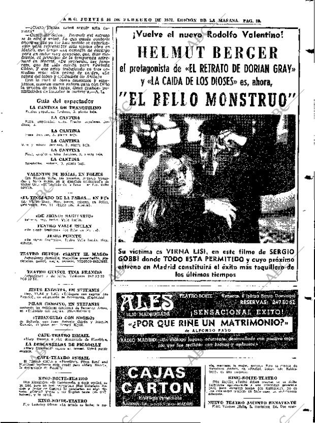 ABC MADRID 10-02-1972 página 69