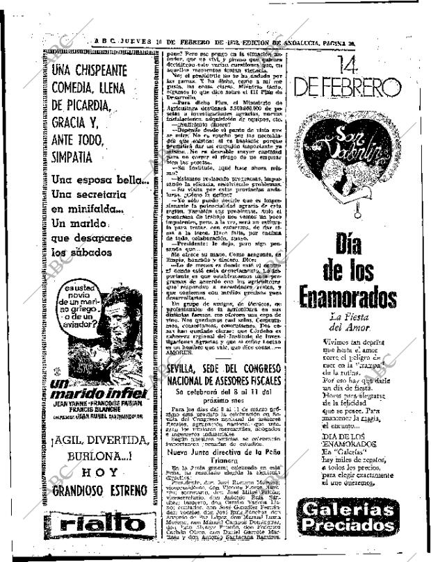 ABC SEVILLA 10-02-1972 página 30