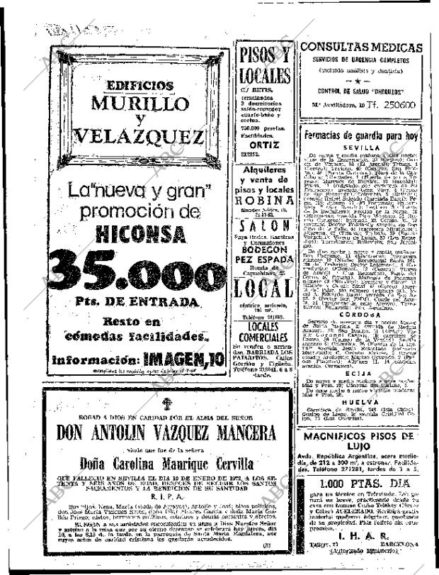 ABC SEVILLA 10-02-1972 página 56