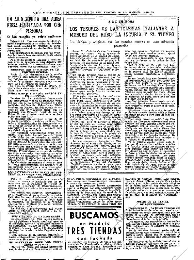 ABC MADRID 11-02-1972 página 28