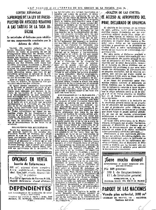 ABC MADRID 12-02-1972 página 26