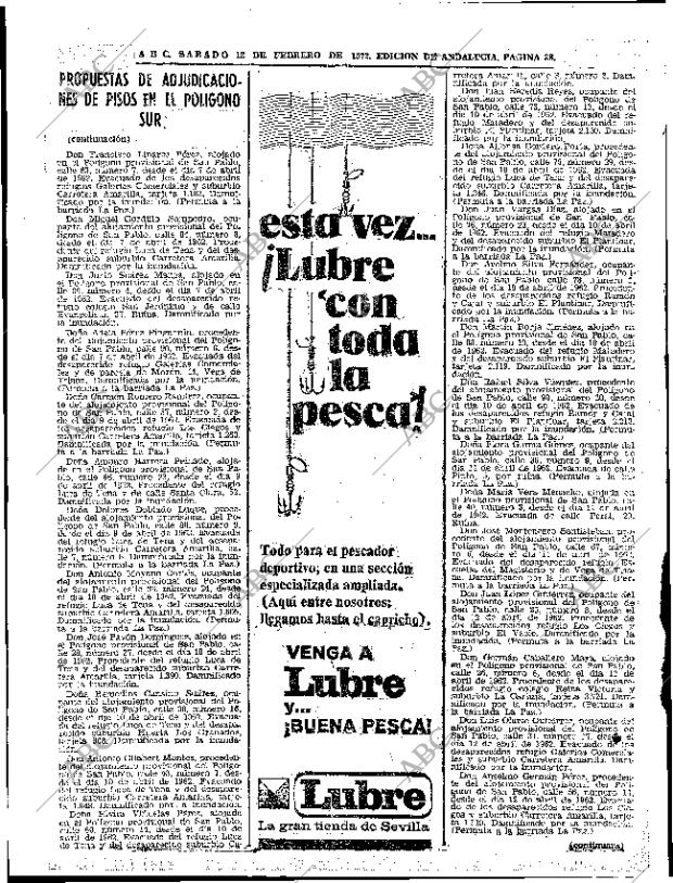 ABC SEVILLA 12-02-1972 página 38