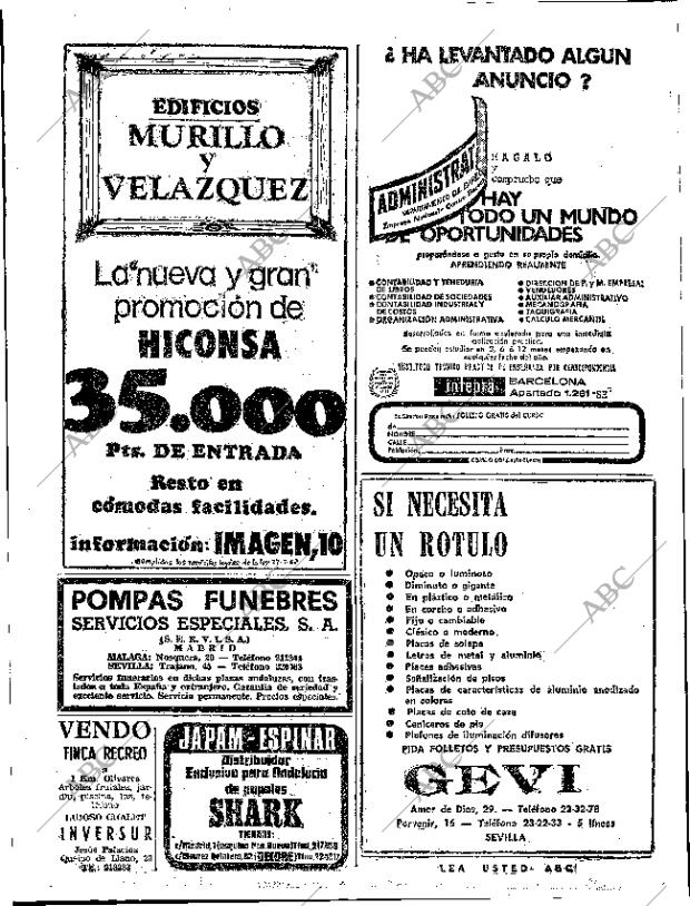 ABC SEVILLA 12-02-1972 página 58