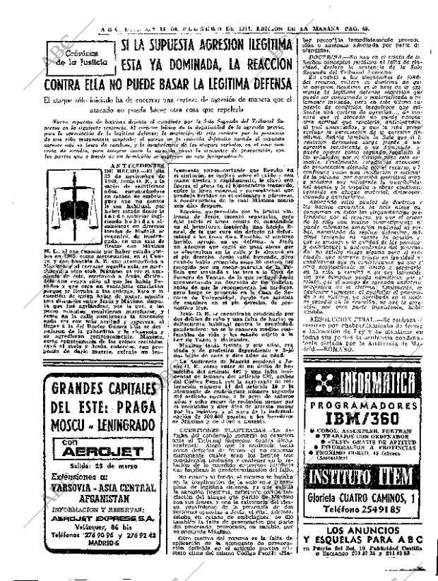 ABC MADRID 13-02-1972 página 49