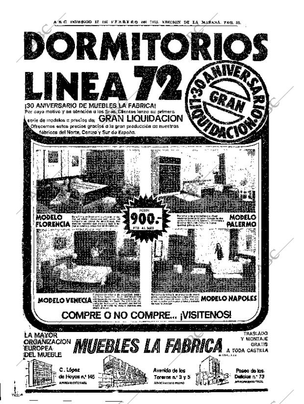 ABC MADRID 13-02-1972 página 50