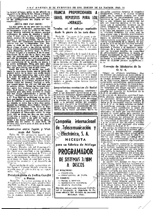 ABC MADRID 15-02-1972 página 24