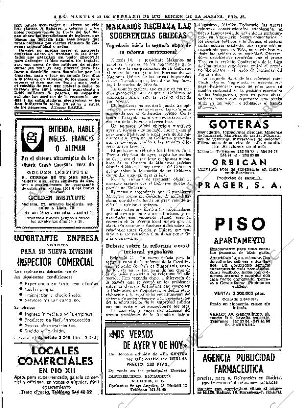 ABC MADRID 15-02-1972 página 26