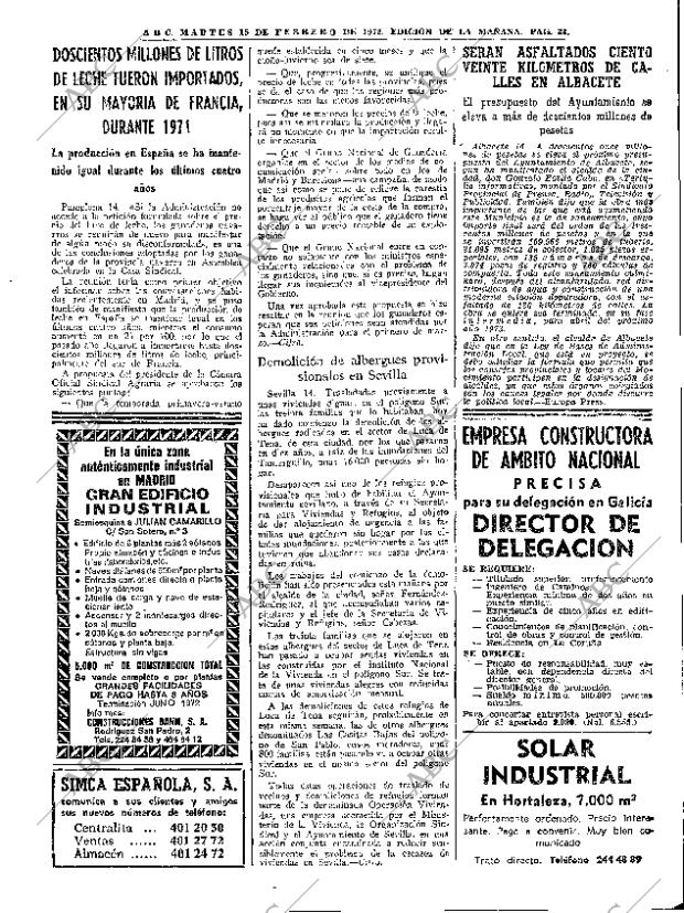 ABC MADRID 15-02-1972 página 33