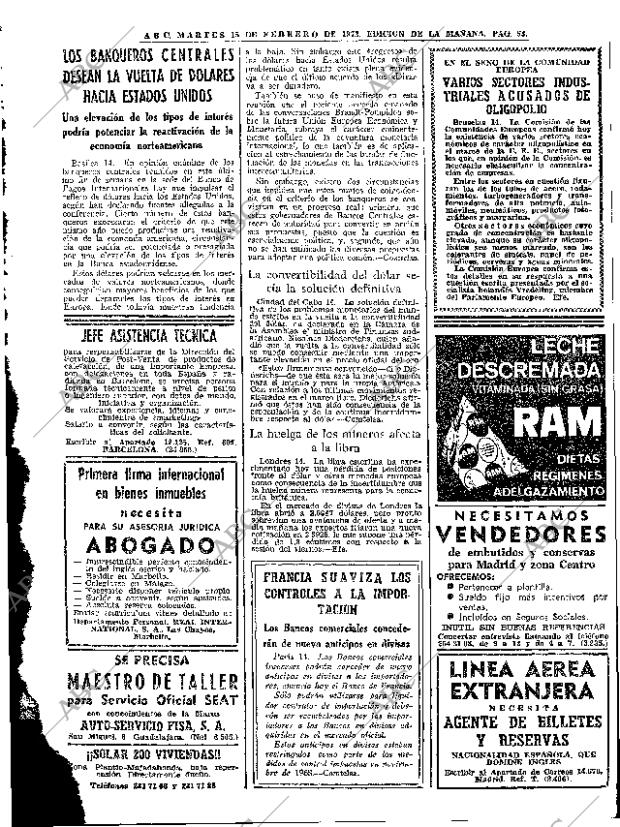 ABC MADRID 15-02-1972 página 53