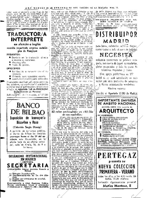 ABC MADRID 15-02-1972 página 76