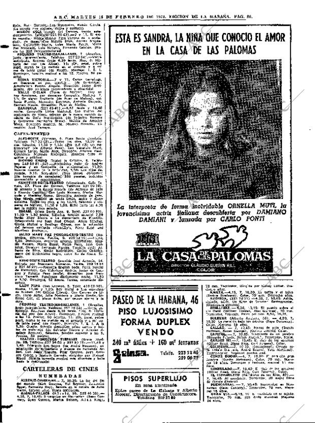 ABC MADRID 15-02-1972 página 80