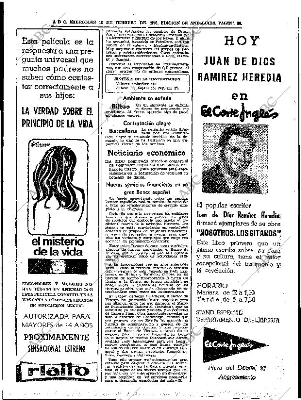 ABC SEVILLA 16-02-1972 página 30