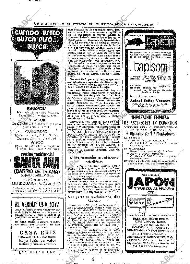 ABC SEVILLA 17-02-1972 página 18