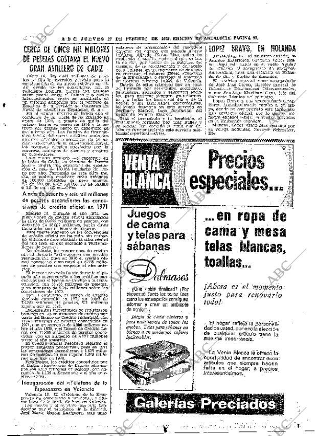ABC SEVILLA 17-02-1972 página 23