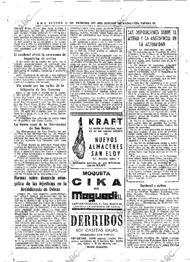 ABC SEVILLA 17-02-1972 página 28