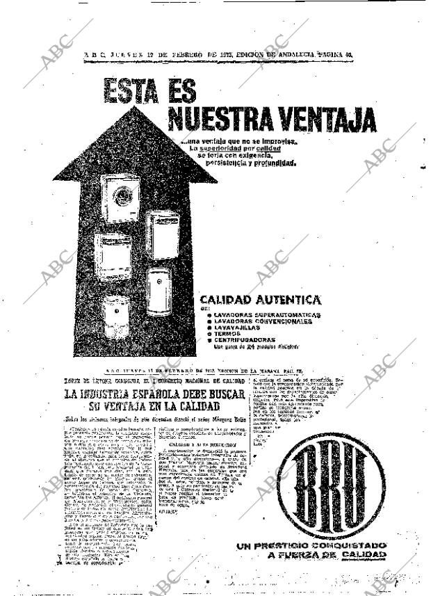 ABC SEVILLA 17-02-1972 página 40