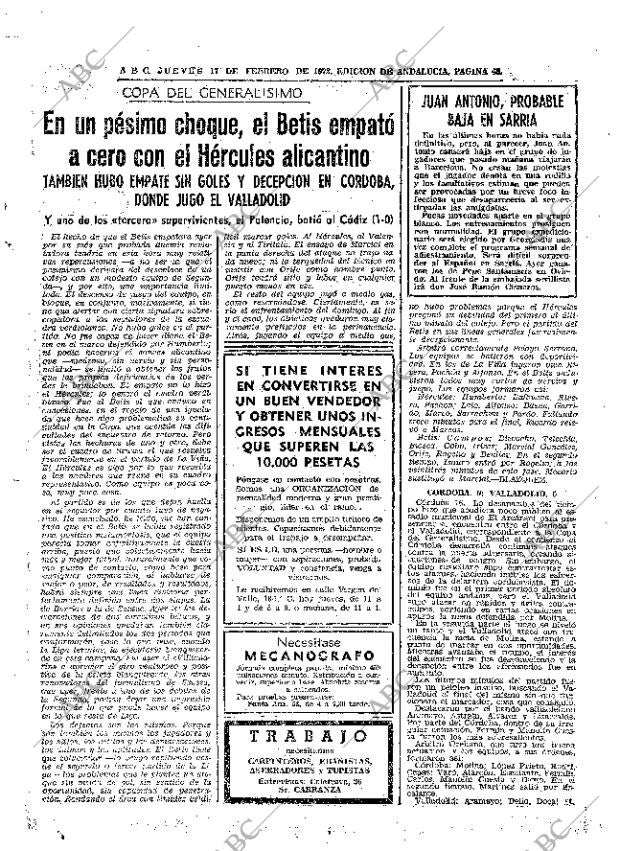 ABC SEVILLA 17-02-1972 página 43