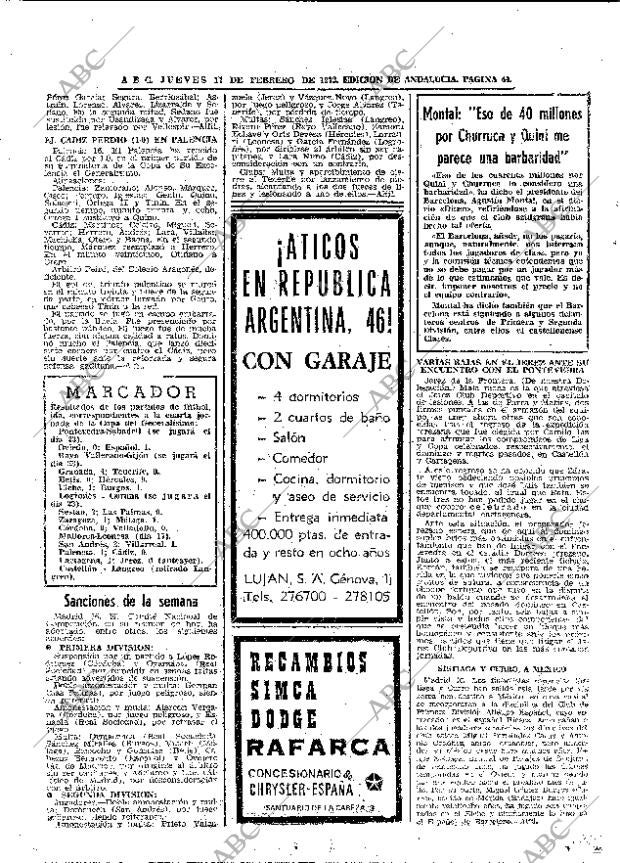 ABC SEVILLA 17-02-1972 página 44