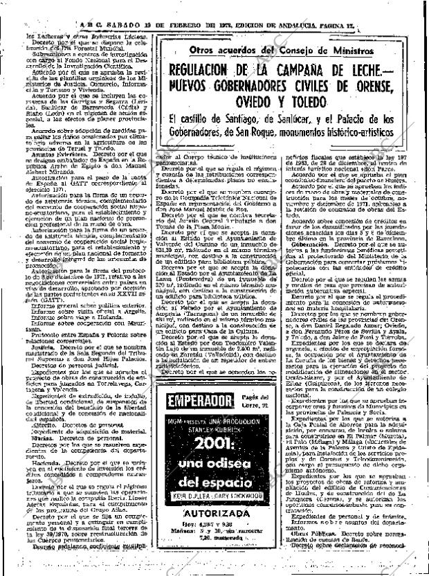 ABC SEVILLA 19-02-1972 página 17