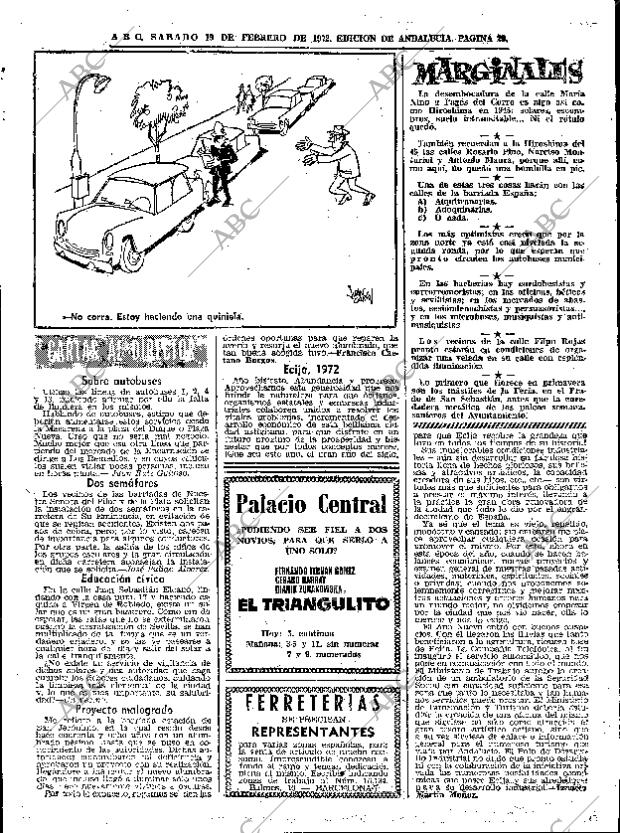 ABC SEVILLA 19-02-1972 página 29