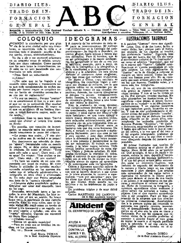 ABC SEVILLA 19-02-1972 página 3