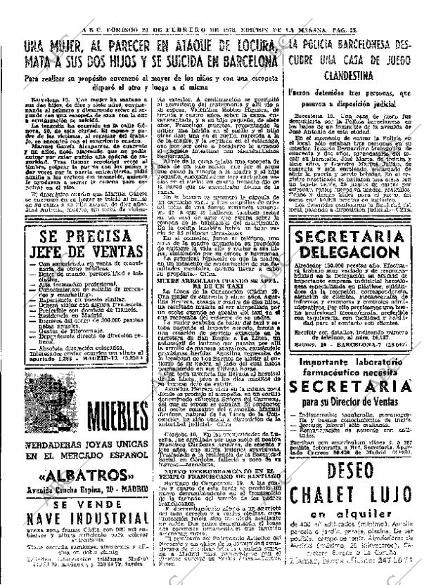 ABC MADRID 20-02-1972 página 32