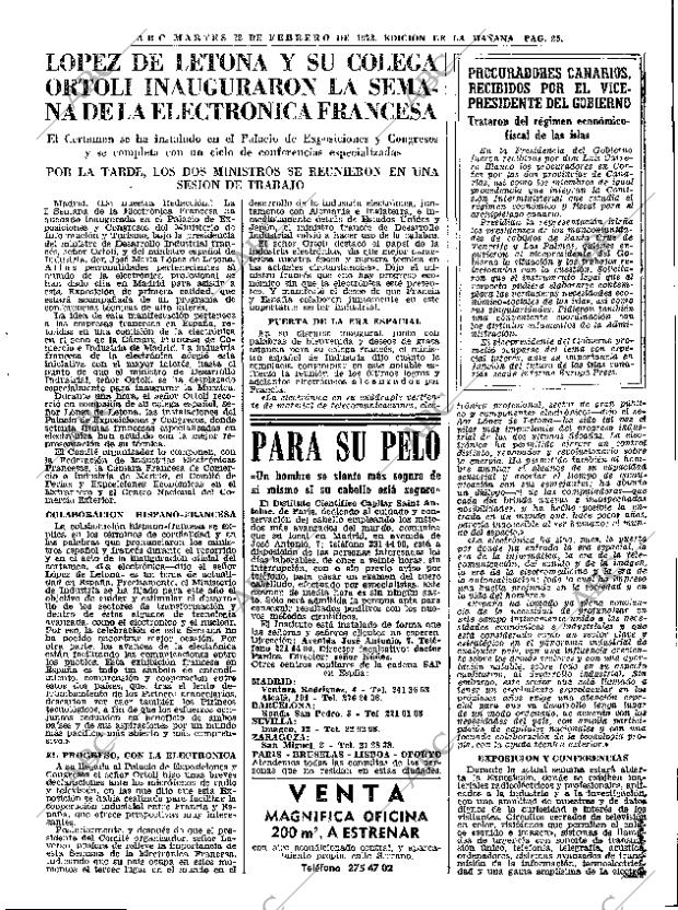 ABC MADRID 22-02-1972 página 25