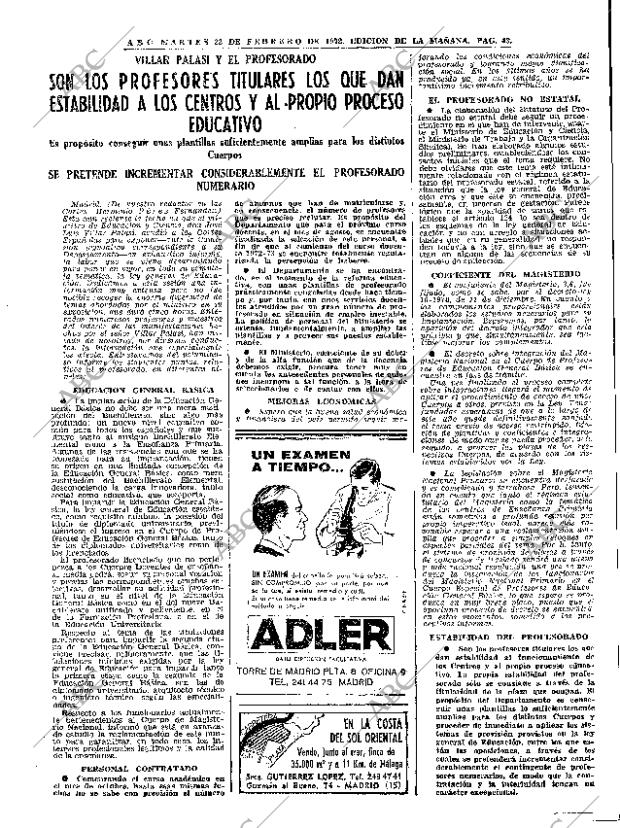 ABC MADRID 22-02-1972 página 43