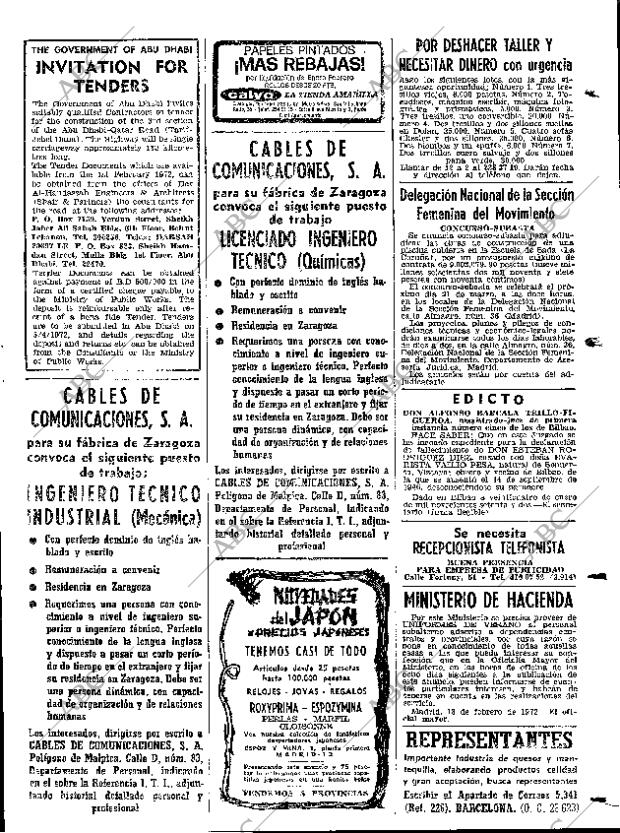 ABC MADRID 23-02-1972 página 101