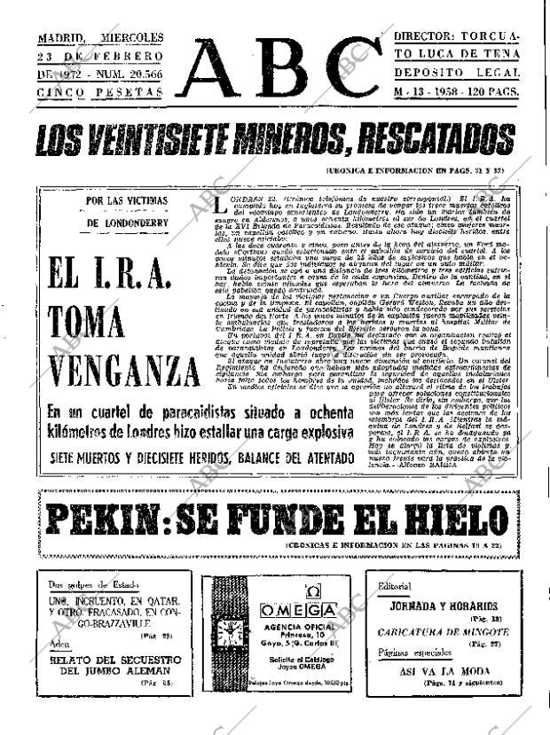 ABC MADRID 23-02-1972 página 17