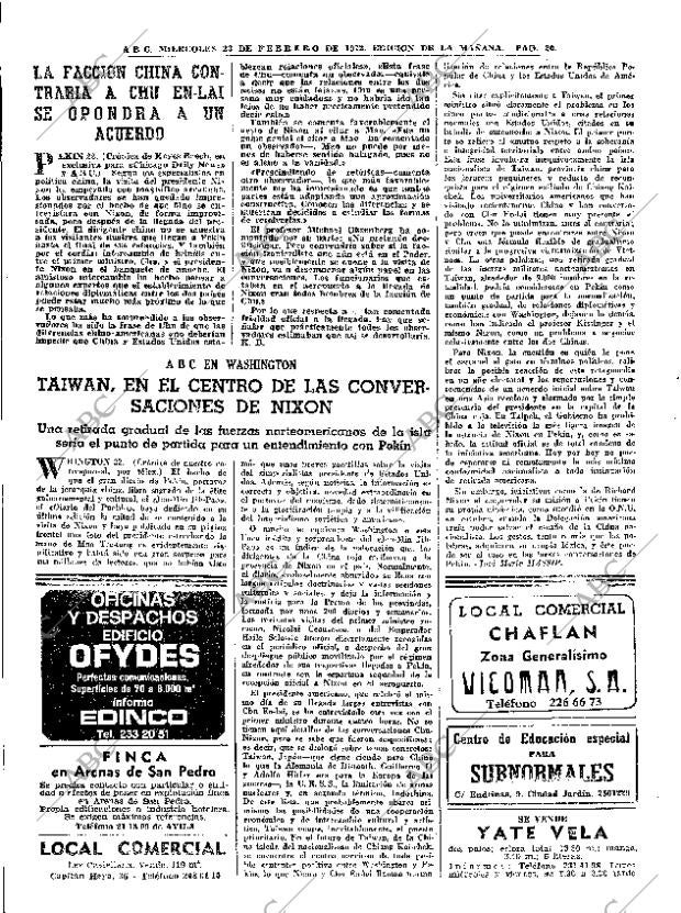 ABC MADRID 23-02-1972 página 20