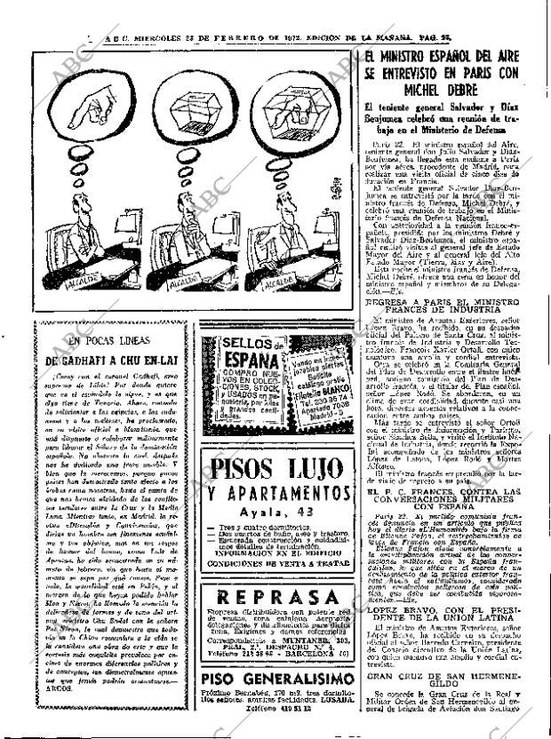 ABC MADRID 23-02-1972 página 27