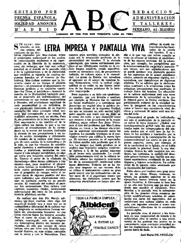 ABC MADRID 23-02-1972 página 3