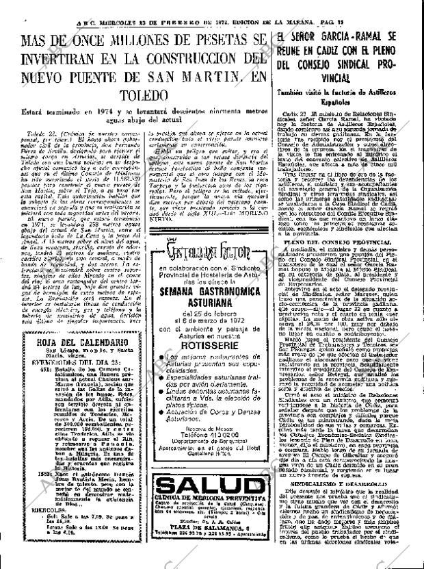 ABC MADRID 23-02-1972 página 35