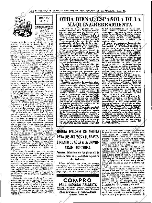 ABC MADRID 23-02-1972 página 37