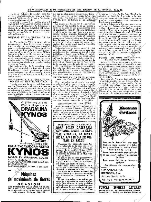 ABC MADRID 23-02-1972 página 38