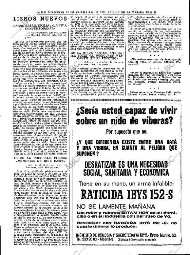 ABC MADRID 23-02-1972 página 49