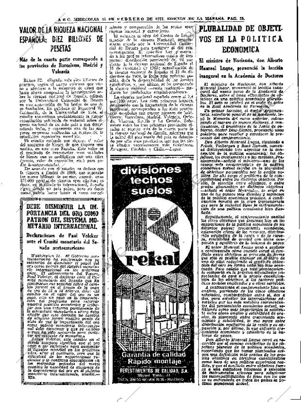 ABC MADRID 23-02-1972 página 55