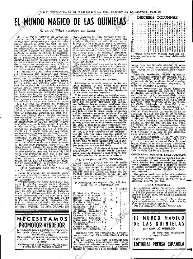 ABC MADRID 23-02-1972 página 69