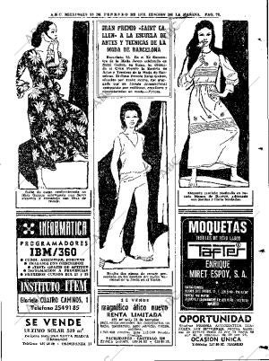 ABC MADRID 23-02-1972 página 73