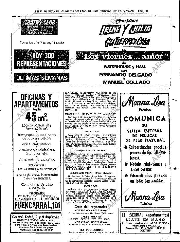 ABC MADRID 23-02-1972 página 77